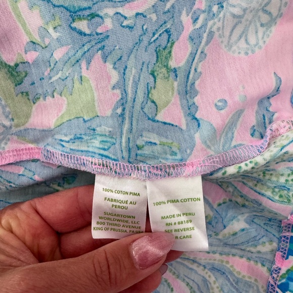 Lilly Pulitzer Kristen Dress SZ S Mandevilla Baby Hip Nautic - Picture 11 of 14